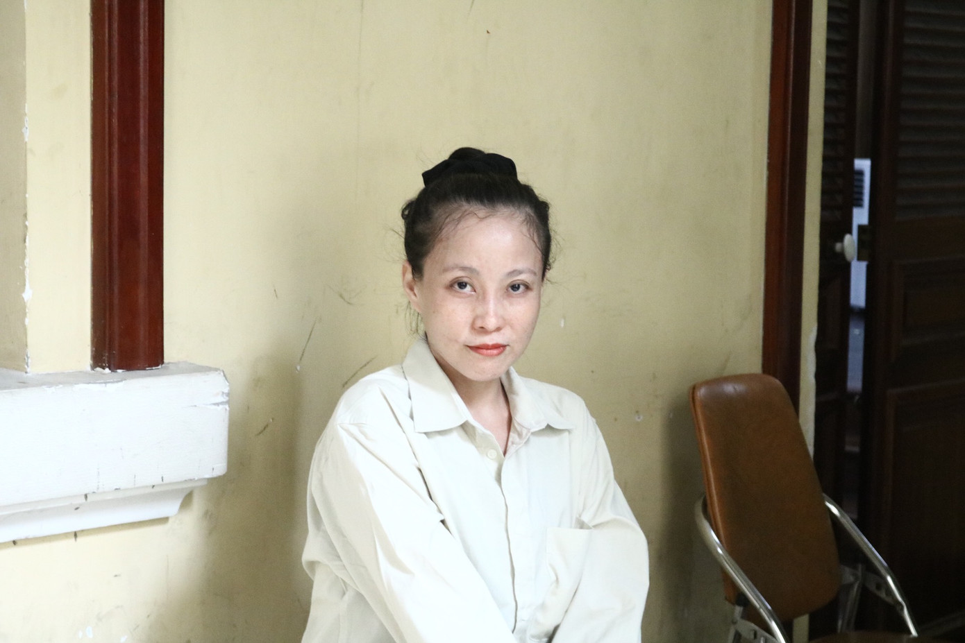 Bị cáo Đỗ Tú Quân tại phiên tòa chiều 28/5.