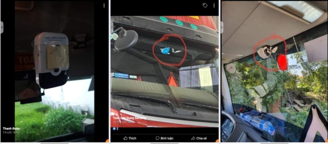 Lái xe lên mạng "khoe" cách bịt mắt camera hành trình để đối phó với lực lượng chức năng. Lái xe lên mạng "khoe" cách bịt mắt camera hành trình để đối phó với lực lượng chức năng.