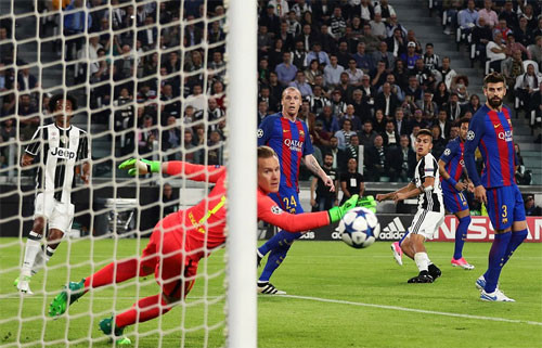 Juventus thắng đậm Barca ở tứ kết lượt đi ảnh 1