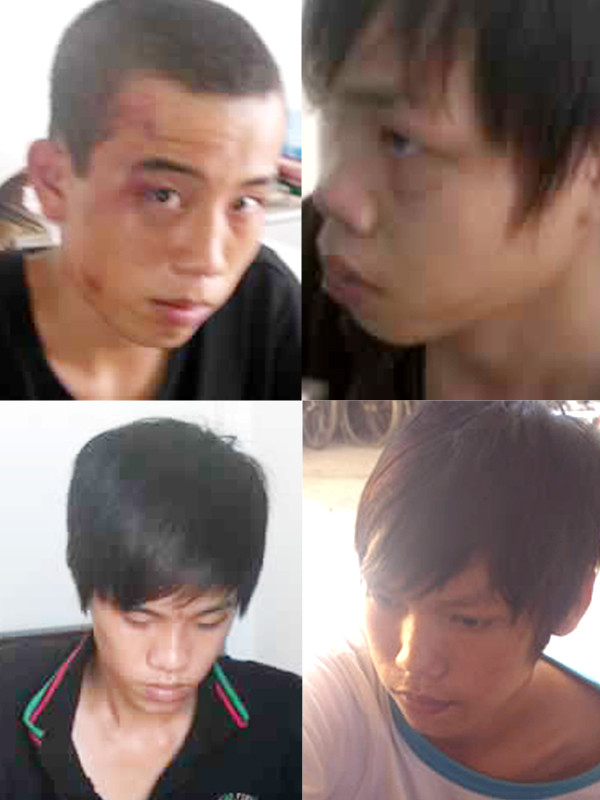 Phan Hoài Hảo, Phạm Văn Doanh, Nguyễn Quốc Cường, Nguyễn Văn Ngọc (Từ trái qua phải, từ trên xuống dưới)