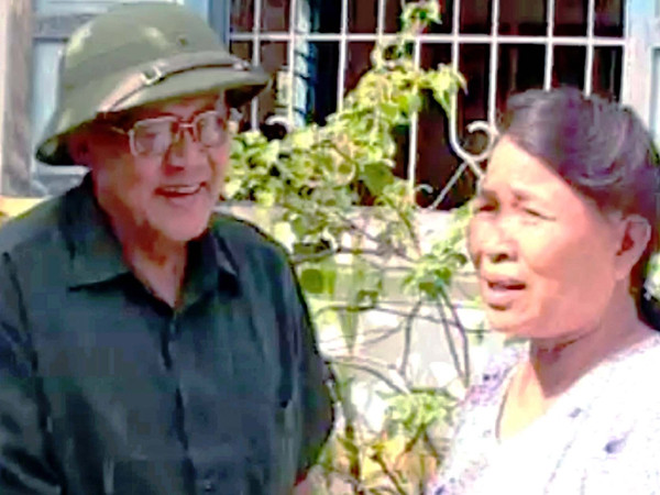 Ông Thạnh và bà Tảng ngày tái ngộ sau 40 năm Ảnh do nhân vật cung cấp