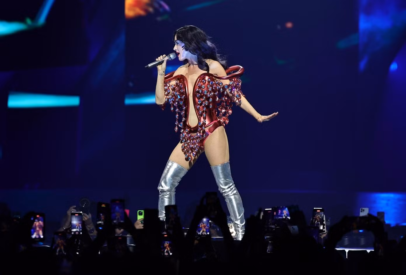 Katy Perry đang tập trung cho âm nhạc và các chuyến lưu diễn xa nhà.