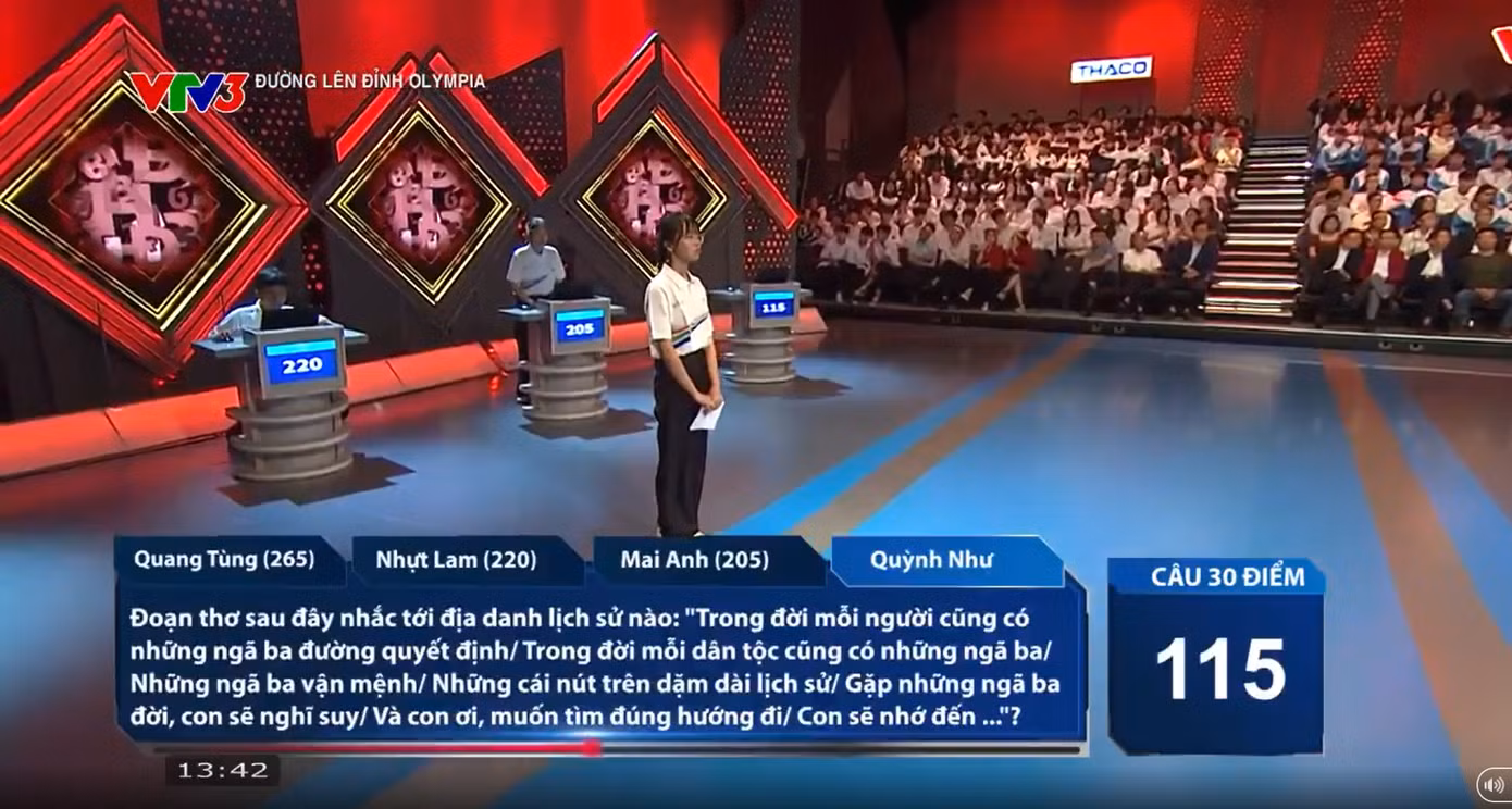 Quỳnh Như tiếc nuối dừng chân vị trí cuối.