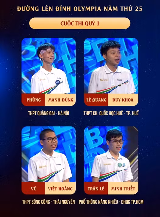 Ai sẽ là chủ nhân của cầu truyền hình đầu tiên tại Olympia 25? Nguồn: Fanpage Đường Lên Đỉnh Olympia Ai sẽ là chủ nhân của cầu truyền hình đầu tiên tại Olympia 25? Nguồn: Fanpage Đường Lên Đỉnh Olympia