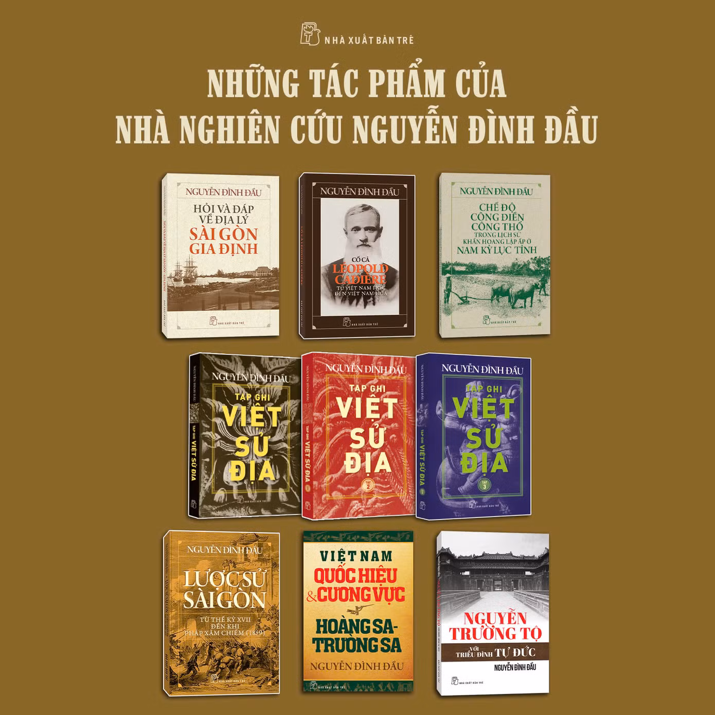 Bộ sách biên khảo Nguyễn Văn Hầu: Gồm 6 tác phẩm giá trị về văn hóa, lịch sử Việt Nam.