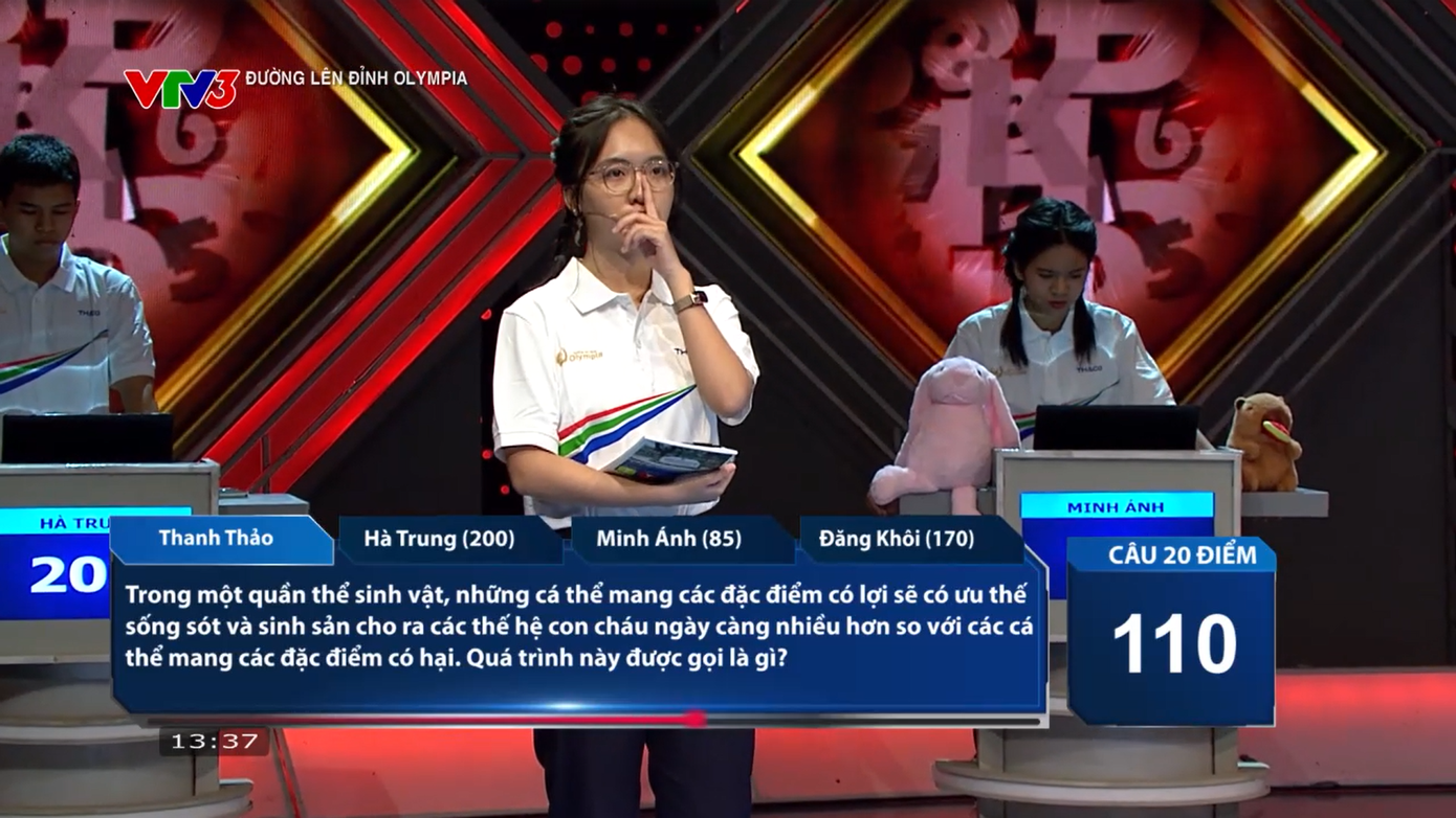 Thanh Thảo bất ngờ tung skill ở những câu hỏi gần cuối. Thanh Thảo bất ngờ tung skill ở những câu hỏi gần cuối.