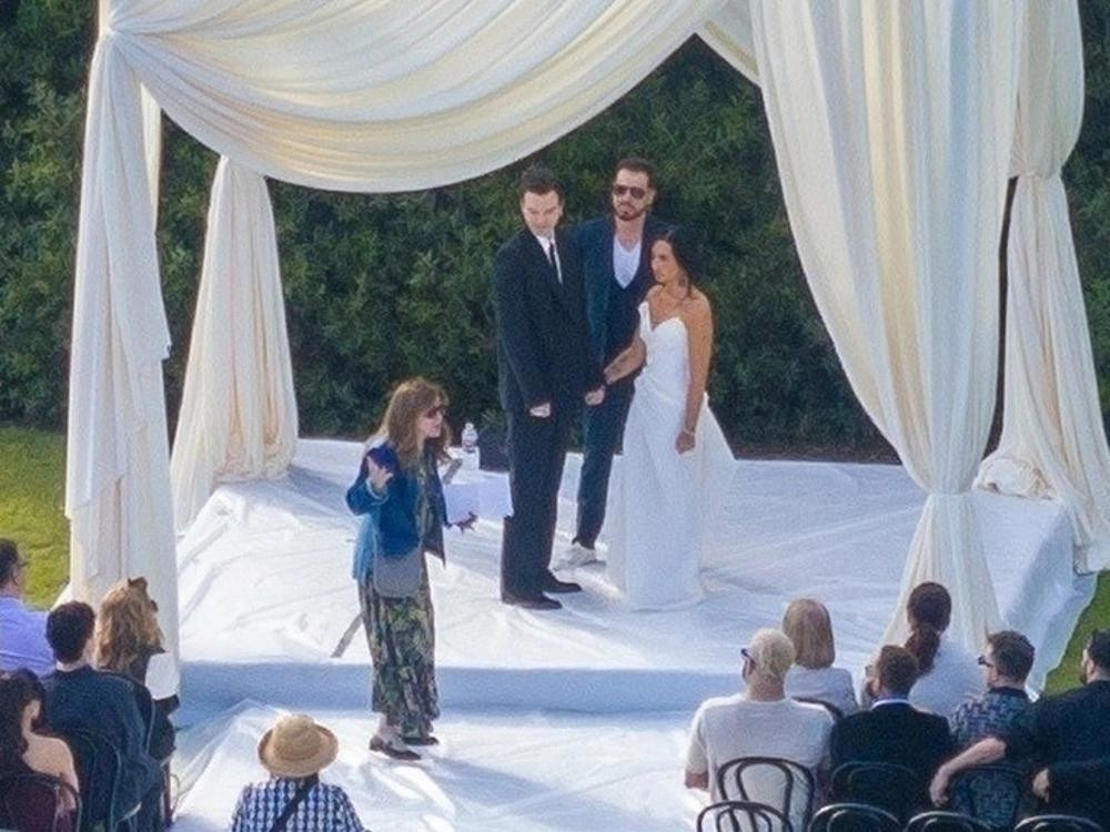 Demi Lovato và Jordan "Jutes" Lutes trong buổi tập dượt trước lễ cưới ngày 24/5.