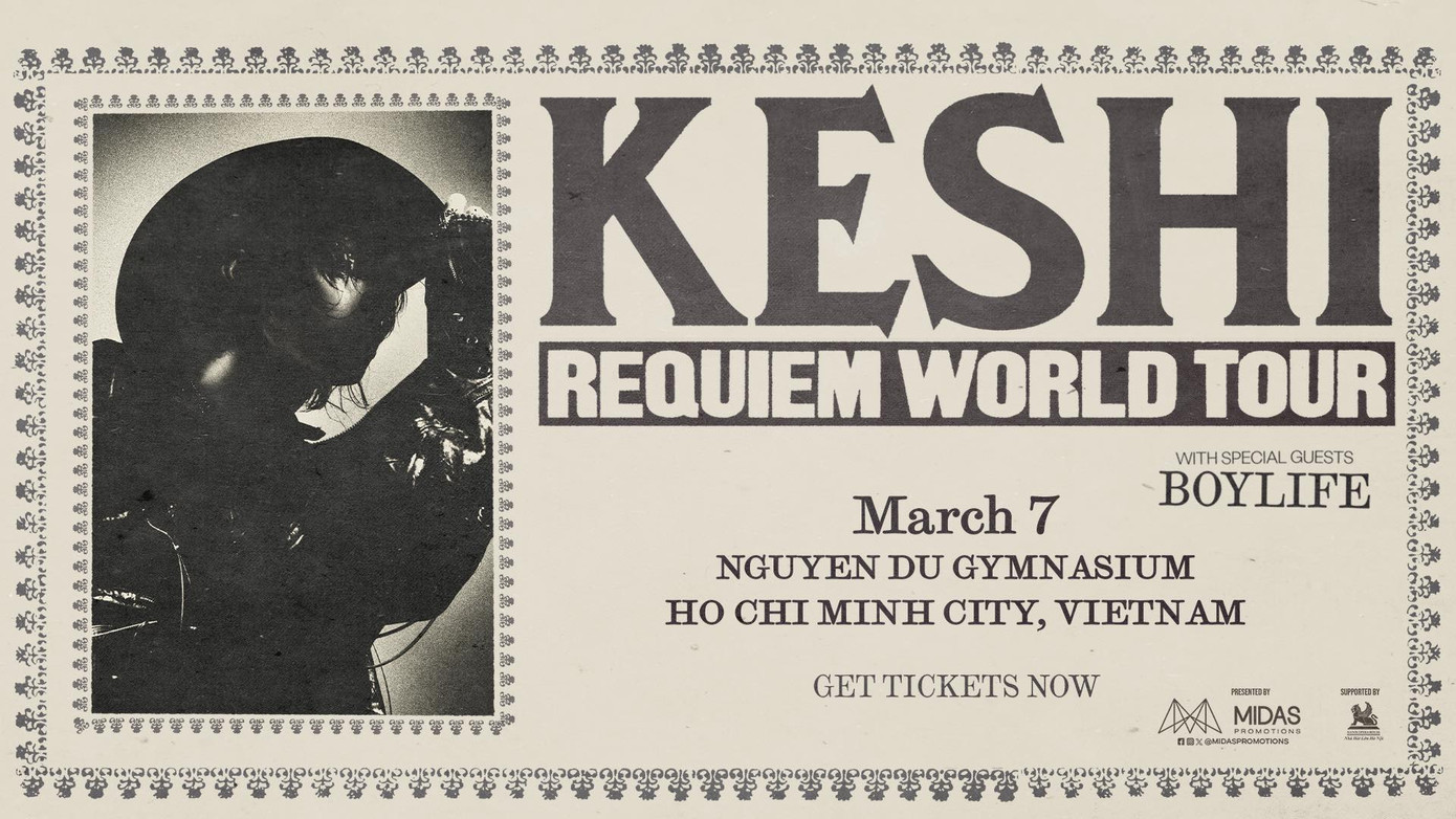 Đây là lần đầu tiên keshi mang tour diễn đến Việt Nam.