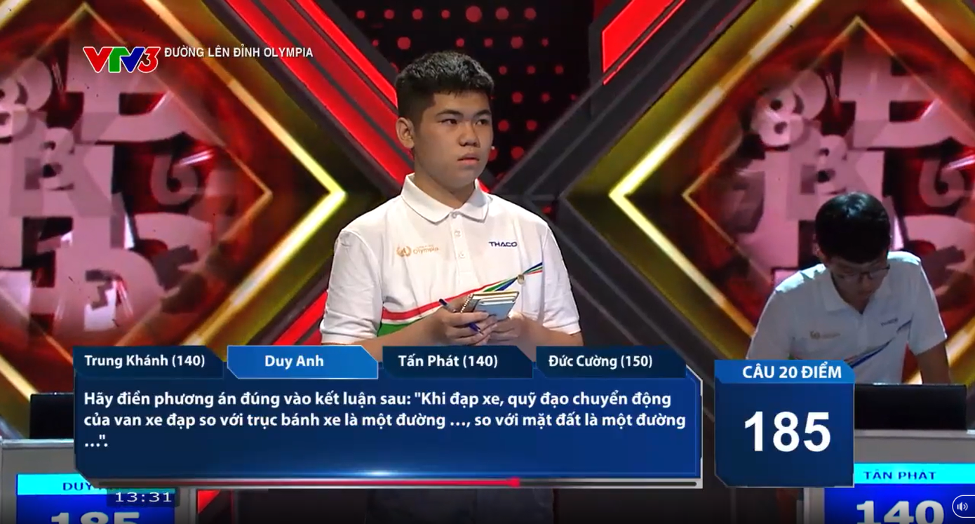 Duy Anh &quot;băng băng&quot; dẫn đầu với số điểm cao.