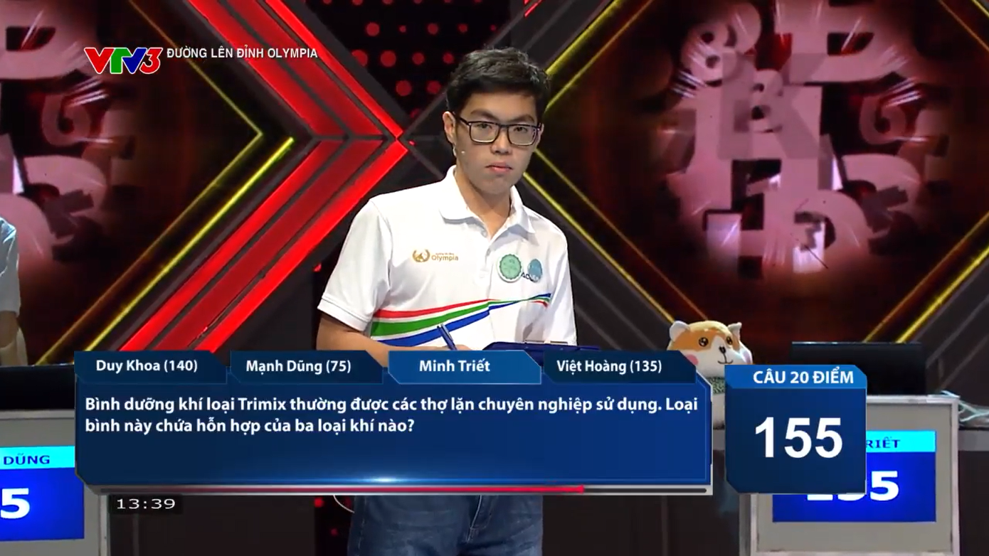 Minh Triết là đối thủ "nặng ký" của Duy Khoa.