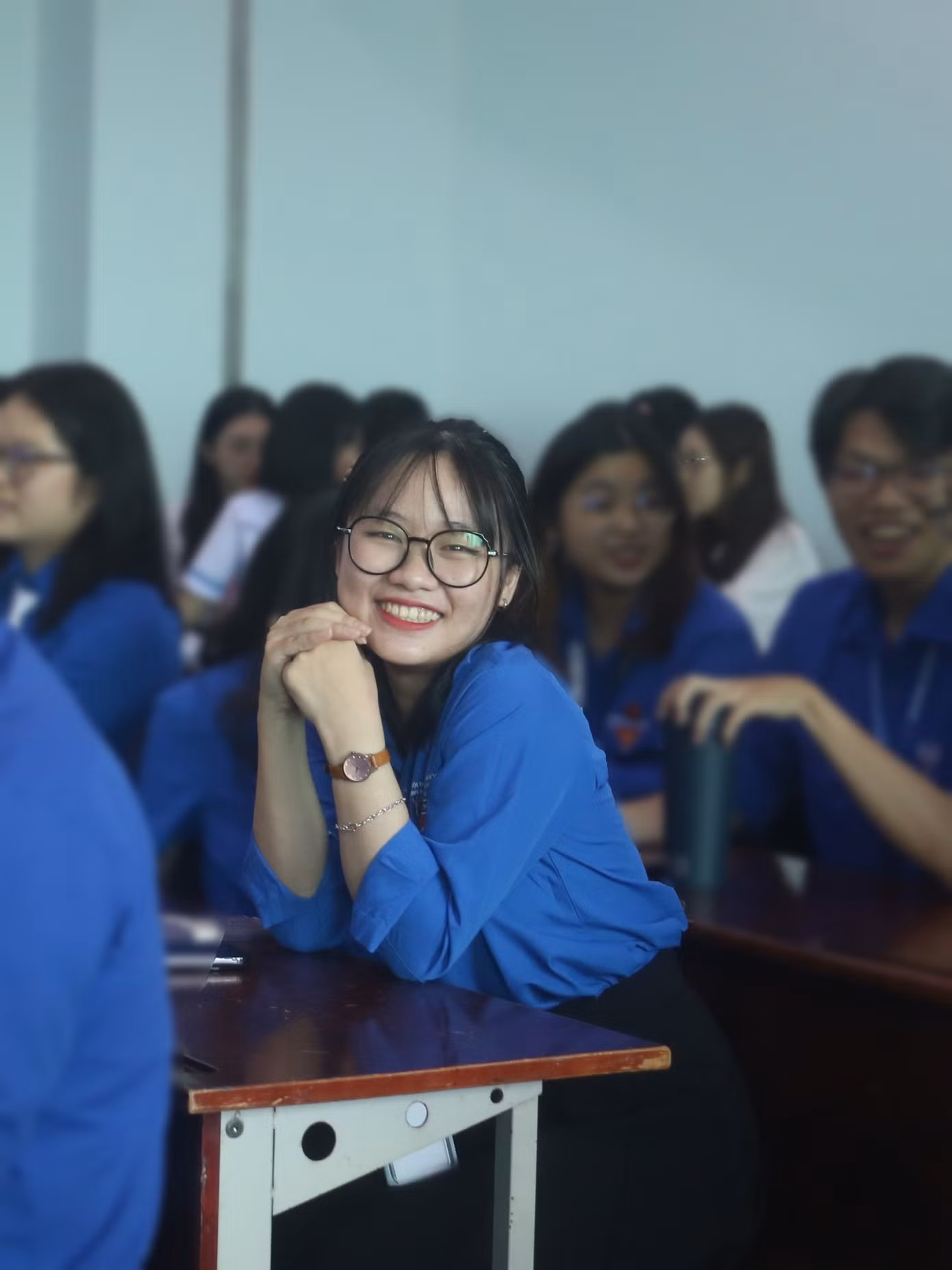 Ngọc Ngân lựa chọn học song ngành vì nhiều cơ hội việc làm hấp dẫn. Ảnh: NVCC