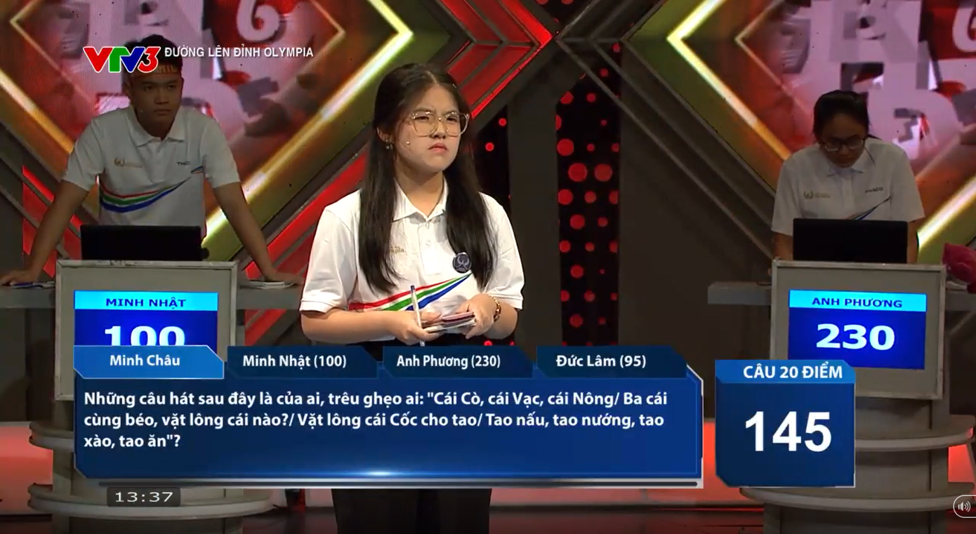 Trong khi đó Minh Châu có phần thụt lùi hơn. Trong khi đó Minh Châu có phần thụt lùi hơn.