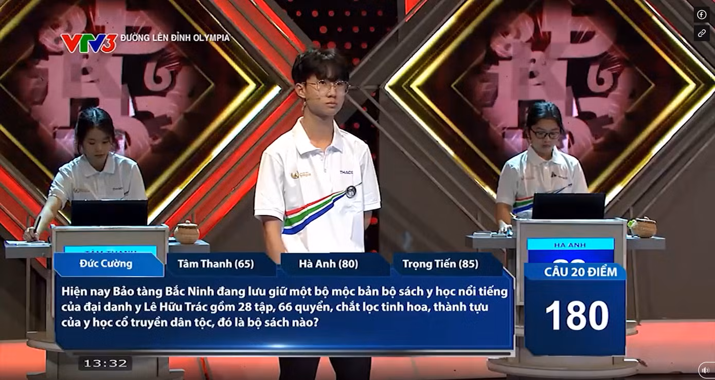 Nam sinh Ninh Bình tiếp tục ghi điểm ở phần thi Về đích.