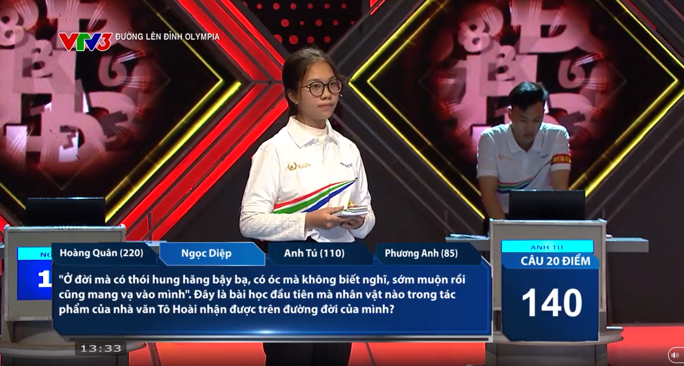 Ngọc Diệp bứt phá, giành 140 điểm.