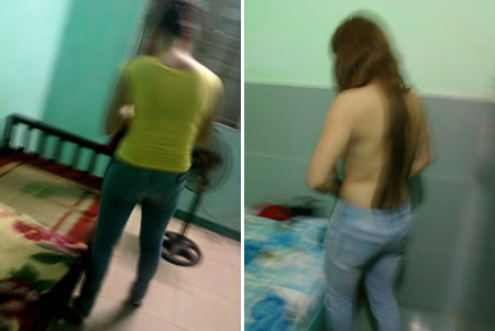 Cảnh bên trong những phòng trọ phục vụ những chuyến 