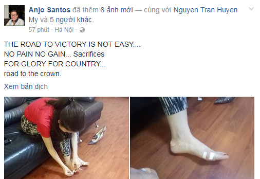 Á hậu Huyền My bầm dập khắp chân vì luyện tập catwalk ảnh 3