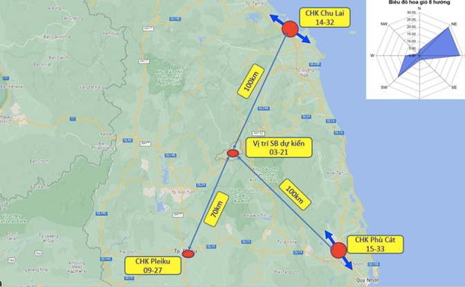 Cảng hàng không Măng Đen nằm vị trí trung tâm liên kết với cảng hàng không các tỉnh lân cận.