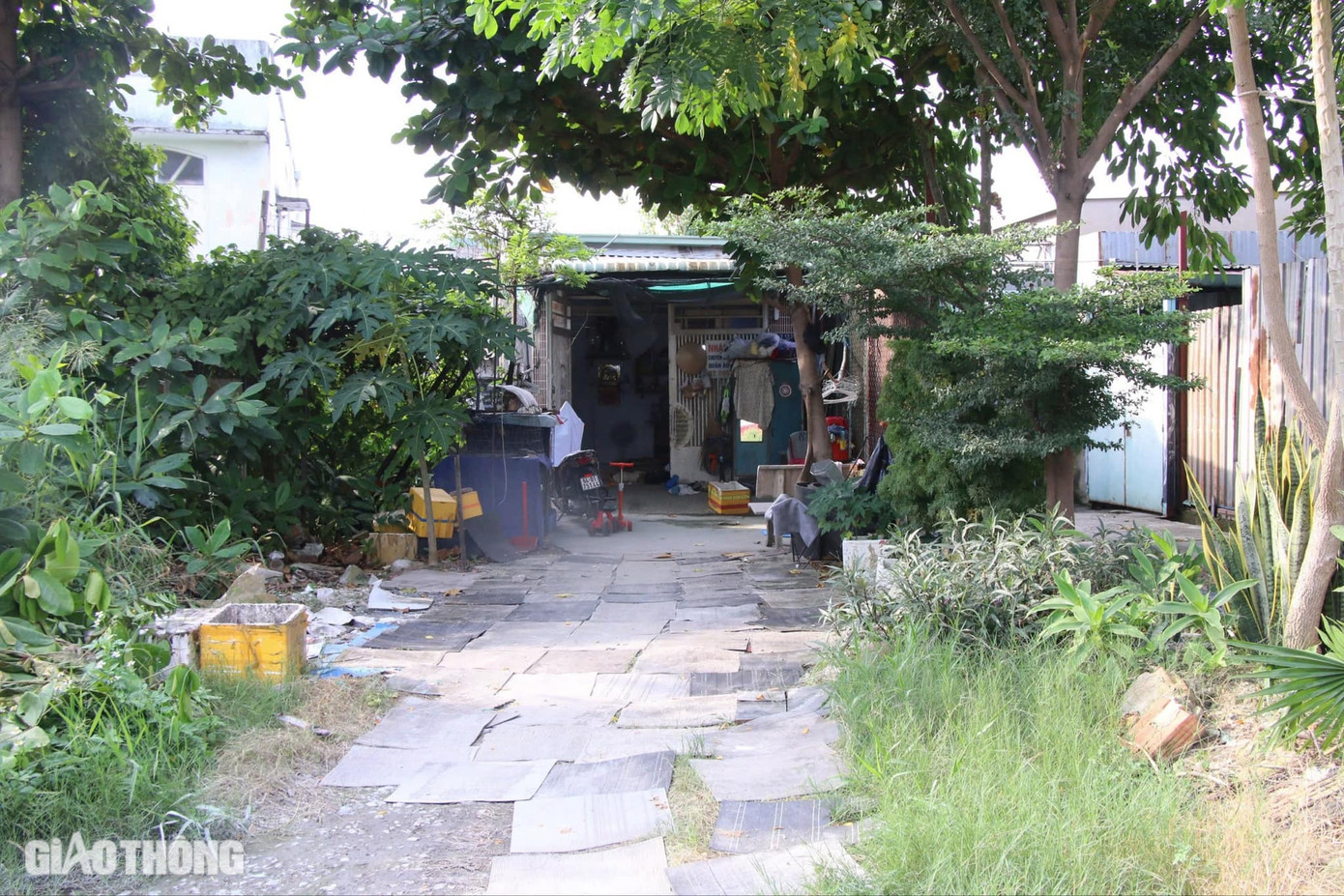 Nhiều căn nhà trong khu quy hoạch xuống cấp nhưng không thể xây mới mà chỉ được sửa chữa tạm bợ, gây ảnh hưởng đến cuộc sống người dân.