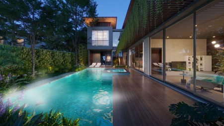 Tokyu Retreat - Dòng biệt thự chăm sóc sức khoẻ chủ động với nguồn khoáng tự nhiên được cấp dẫn trực tiếp vào từng bể ngâm tại từng căn biệt thự cùng hệ thống chăm sóc sức khỏe Home Spa - xông nóng, lạnh, bể bơi khoáng nóng 4 mùa,...