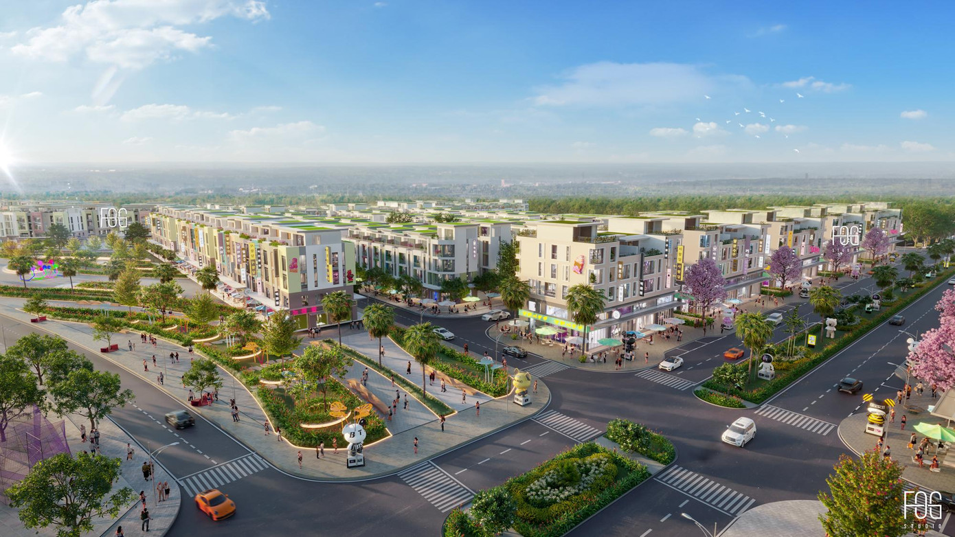 Shophouse The Koradise tọa lạc ngay giao lộ công viên Sông và đại lộ trung tâm An Thới, nơi lưu lượng du khách tập trung tham quan, mua sắm rất lớn.