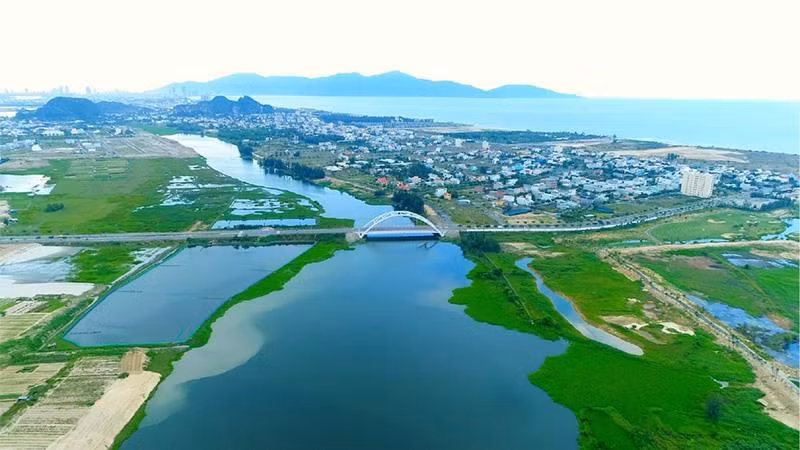 Hình hài dòng sông kết nối Đà Nẵng – Hội An dần thành hình. Hình hài dòng sông kết nối Đà Nẵng – Hội An dần thành hình.