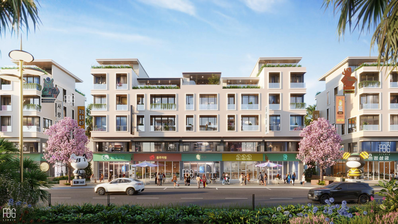 Shophouse The Koradise – Meyhomes Capital Phú Quốc sở hữu thiết kế sang trọng, thông minh, dễ dàng kết hợp nhu cầu nghỉ dưỡng và khai thác kinh doanh.