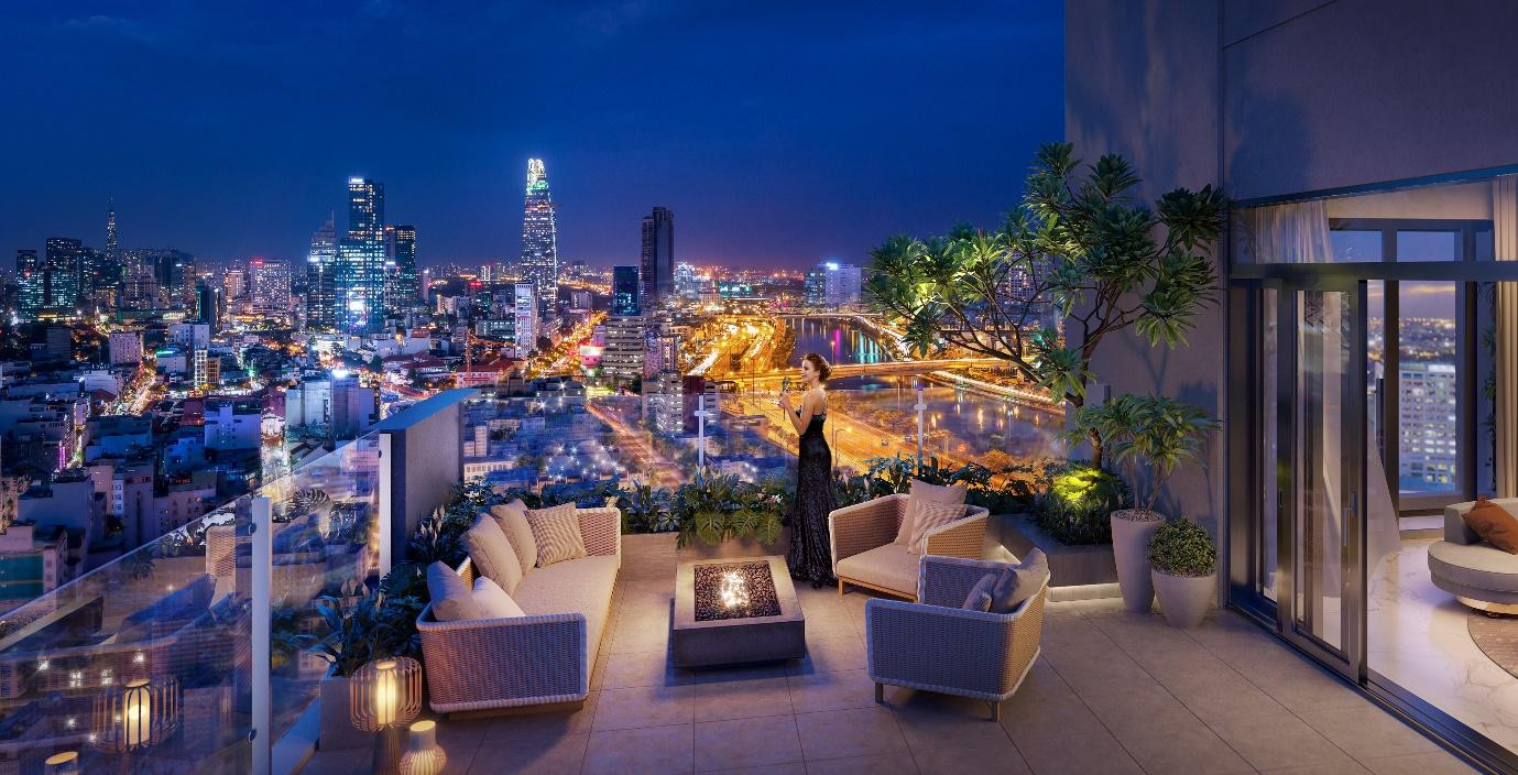 The Grand Manhattan sở hữu những góc nhìn hoàn hảo bao quát toàn bộ nhịp sống phố phường ngay tọa độ sôi động nhất Sài Gòn