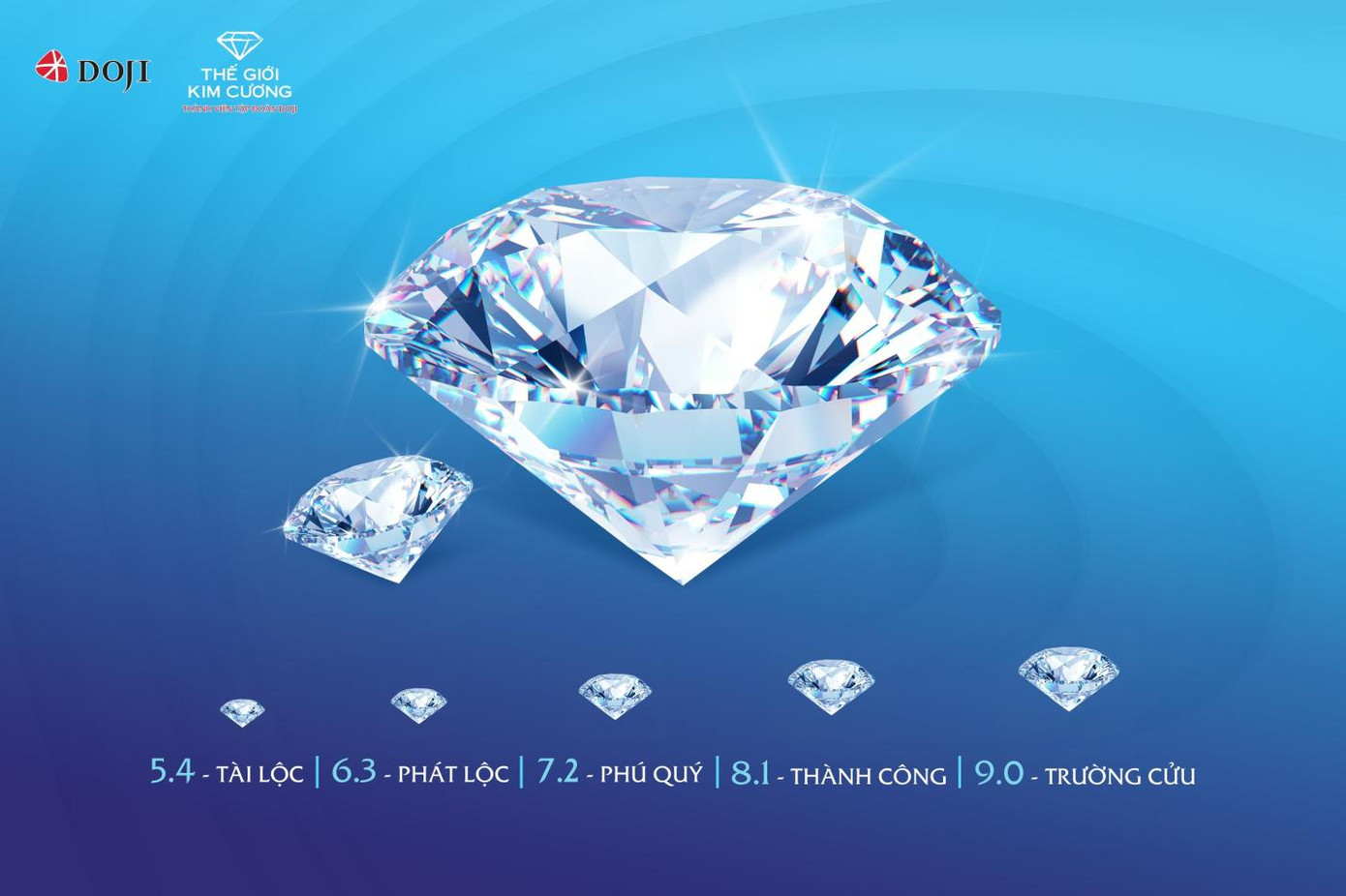 Ở bộ sưu tập Kim cương viên “Bách Lộc Trường Cửu”, DOJI và Thế Giới Kim Cương gửi gắm những thông điệp giàu ý nghĩa.