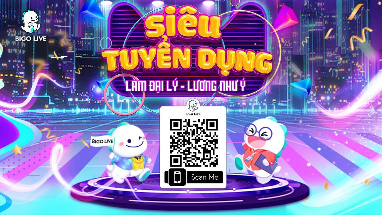 Đăng ký ứng tuyển tại đây hoặc scan mã QR Code để được hướng dẫn thêm về chương trình Siêu Tuyển Dụng tại Bigo Live. Đăng ký ứng tuyển tại đây hoặc scan mã QR Code để được hướng dẫn thêm về chương trình Siêu Tuyển Dụng tại Bigo Live.