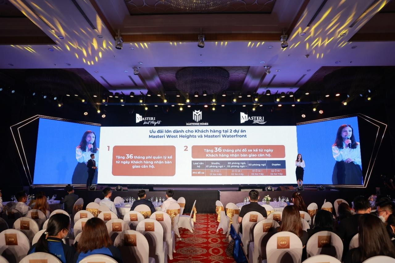 Masteri Waterfront và Masteri West Heights chinh phục khách hàng bởi chính sách bán hàng ưu việt với nhiều chính sách chiết khấu hấp dẫn