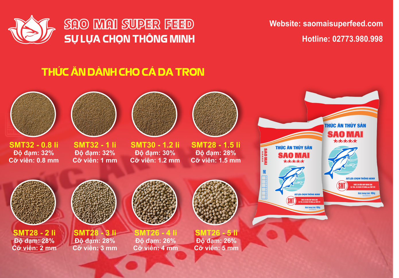Sao Mai Super Feed bí quyết giúp hộ nuôi làm giàu
