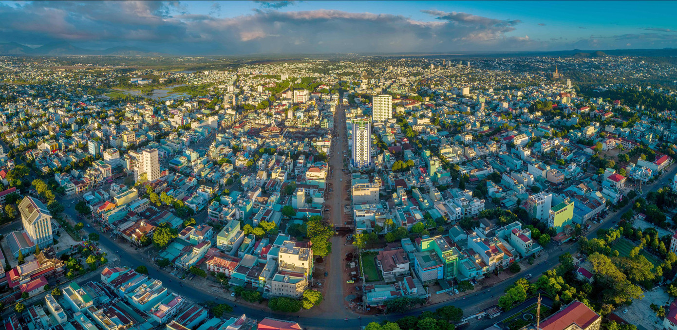Gia Lai với cơ sở hạ tầng phát triển. Ảnh Phan Nguyên