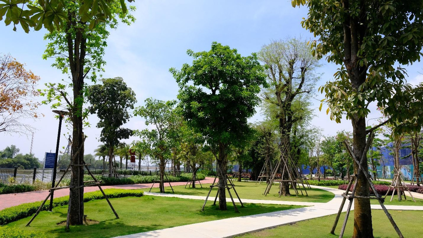 Tại Aqua City, các tiện ích công cộng được vận hành bằng năng lượng mặt trời Tại Aqua City, các tiện ích công cộng được vận hành bằng năng lượng mặt trời