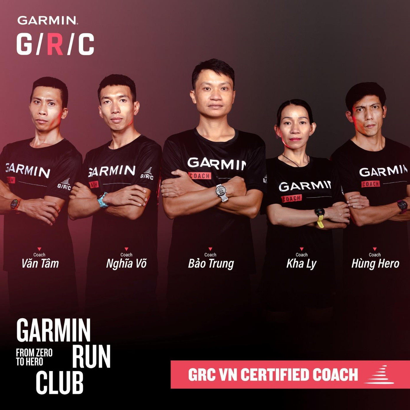 Các HLV của Garmin Run Club Việt Nam