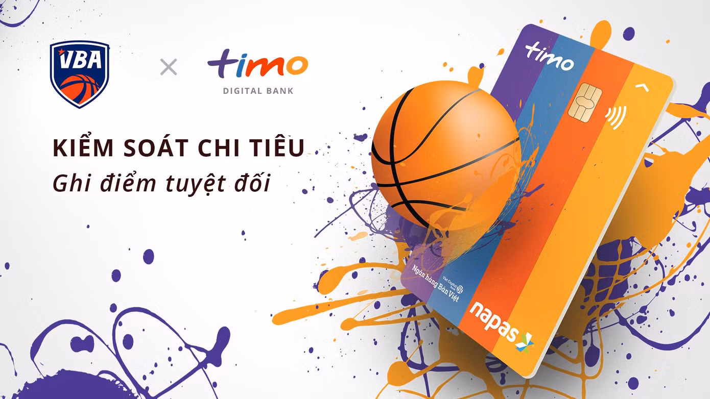 Ngân hàng số Timo là Nhà tài trợ chính tại Giải Bóng rổ VBA 3x3 2022 - Ảnh: Nguồn Timo