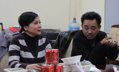 Diễn viên Minh Hằng và Quốc Khánh