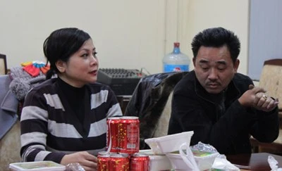 Diễn viên Minh Hằng và Quốc Khánh