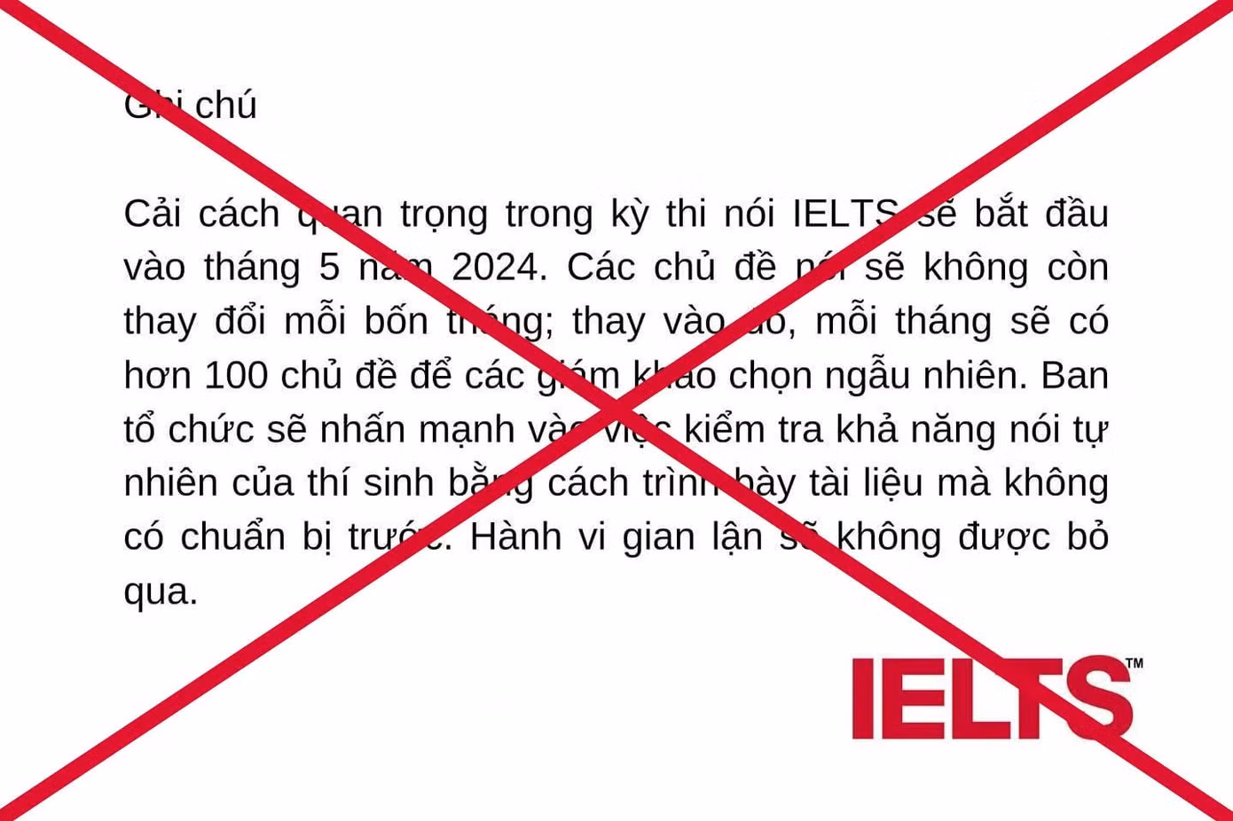 Thông tin lan truyền trên mạng thời gian gần đây là sai sự thật.