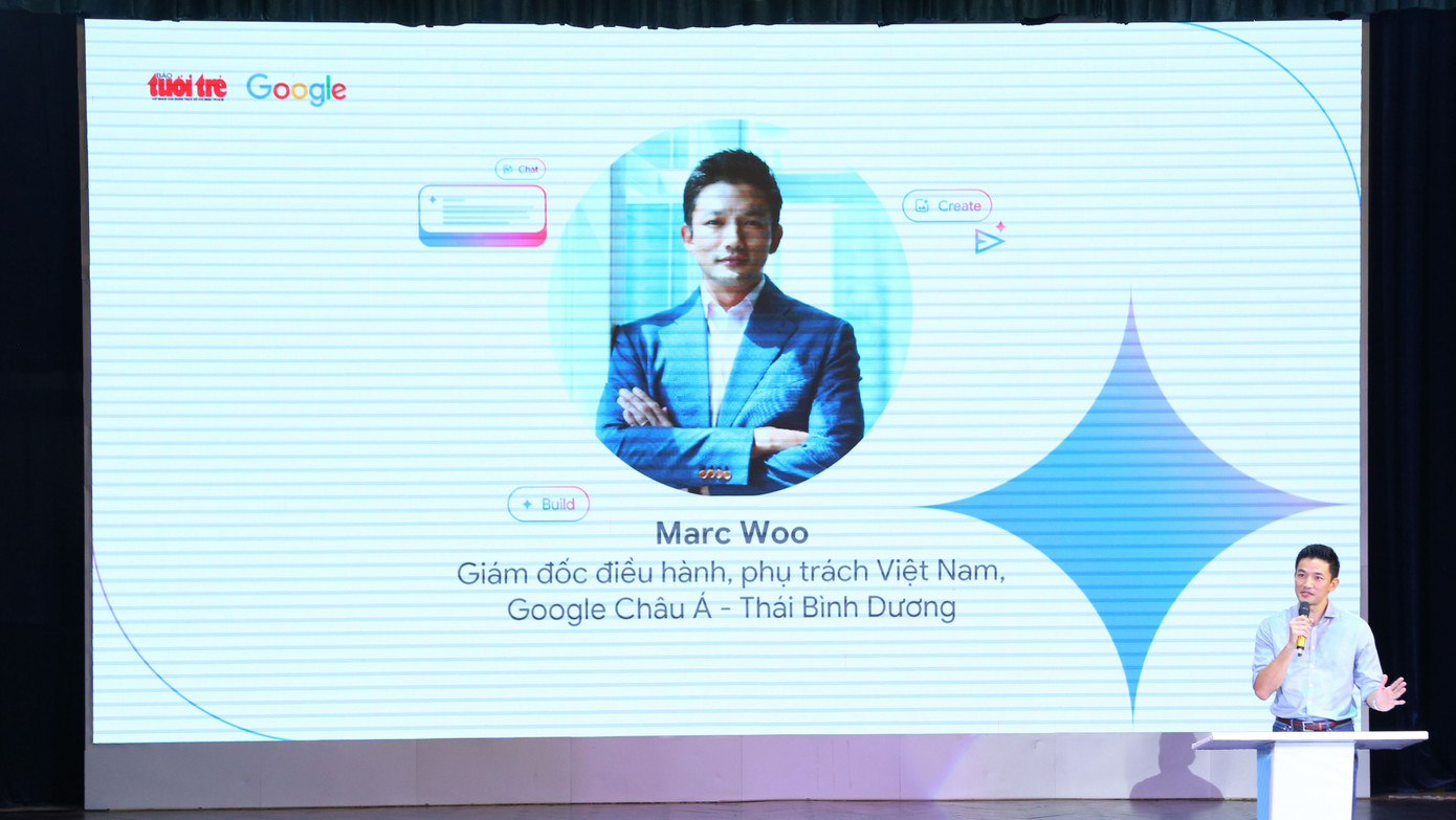 Chương trình có sự tham gia của đại diện Google Việt Nam cũng như các kỹ sư trực tiếp phát triển các nền tảng Google. Chương trình có sự tham gia của đại diện Google Việt Nam cũng như các kỹ sư trực tiếp phát triển các nền tảng Google.