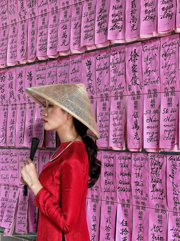 Chùa bà Thiên Hậu (Quận 5) là một trong những điểm check-in dịp Tết nổi tiếng tại TP.HCM.