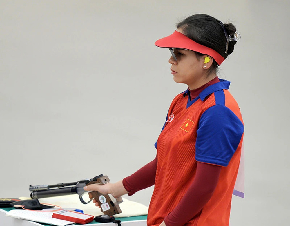 Thu Vinh làm nên lịch sử cho đoàn thể thao Việt Nam tại Olympic 2024. Ảnh: Đoàn TTVN Thu Vinh làm nên lịch sử cho đoàn thể thao Việt Nam tại Olympic 2024. Ảnh: Đoàn TTVN