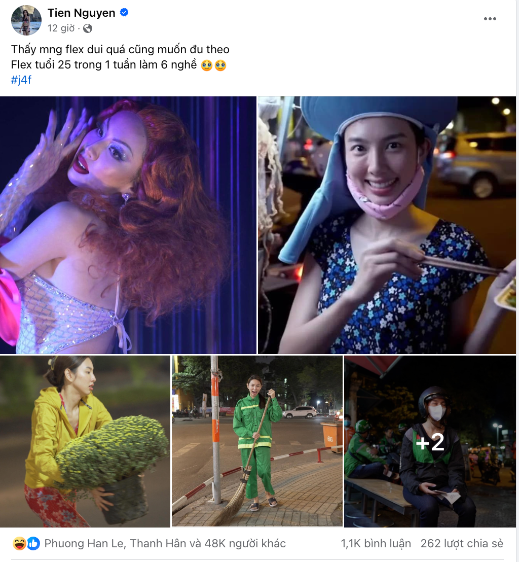 Một tuần làm 6 nghề, ai &quot;flex&quot; lại Thùy Tiên?