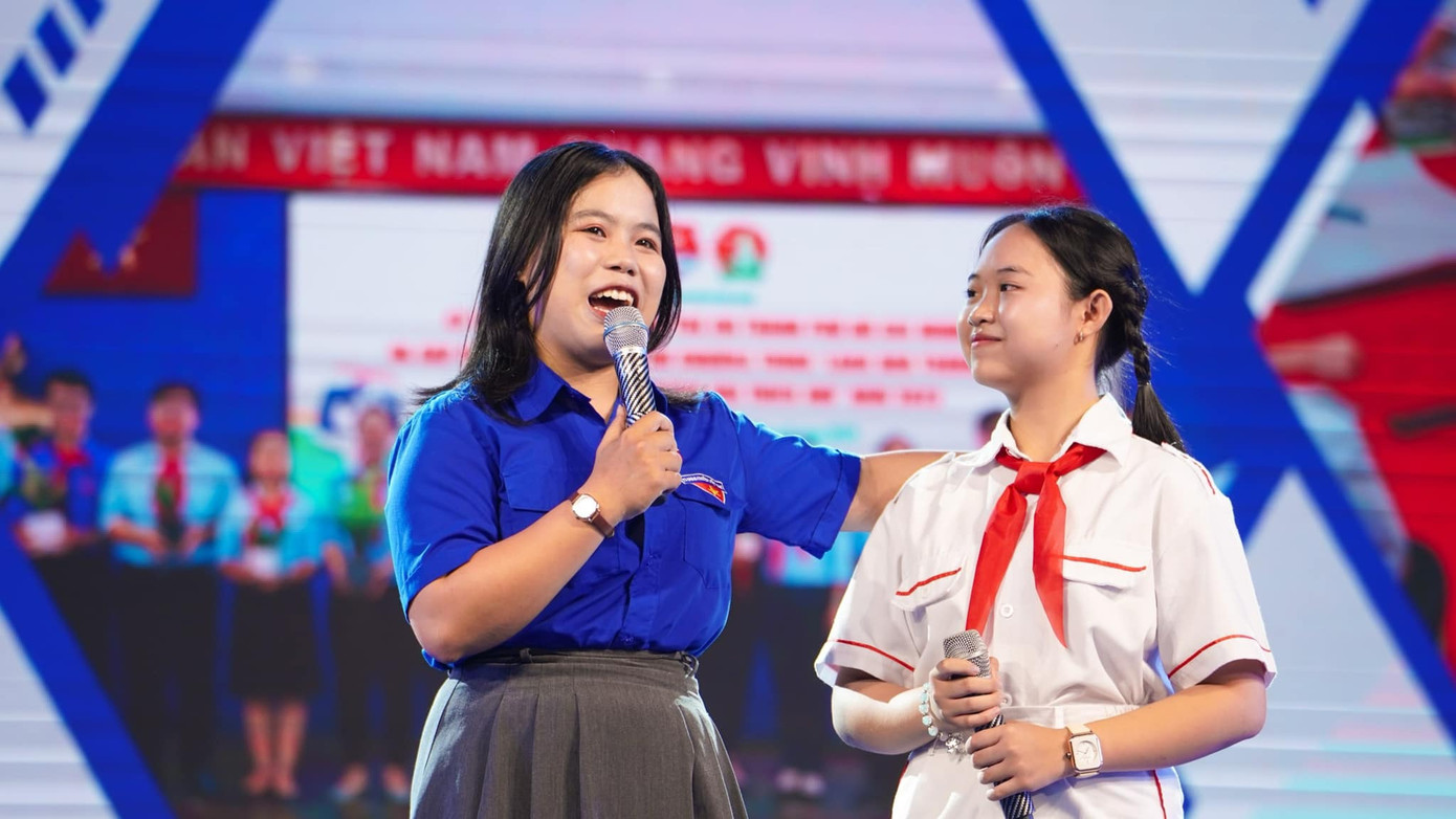 Các hoạt động như chia sẻ truyền cảm hứng về hoạt động Đoàn - Đội cũng được diễn ra.