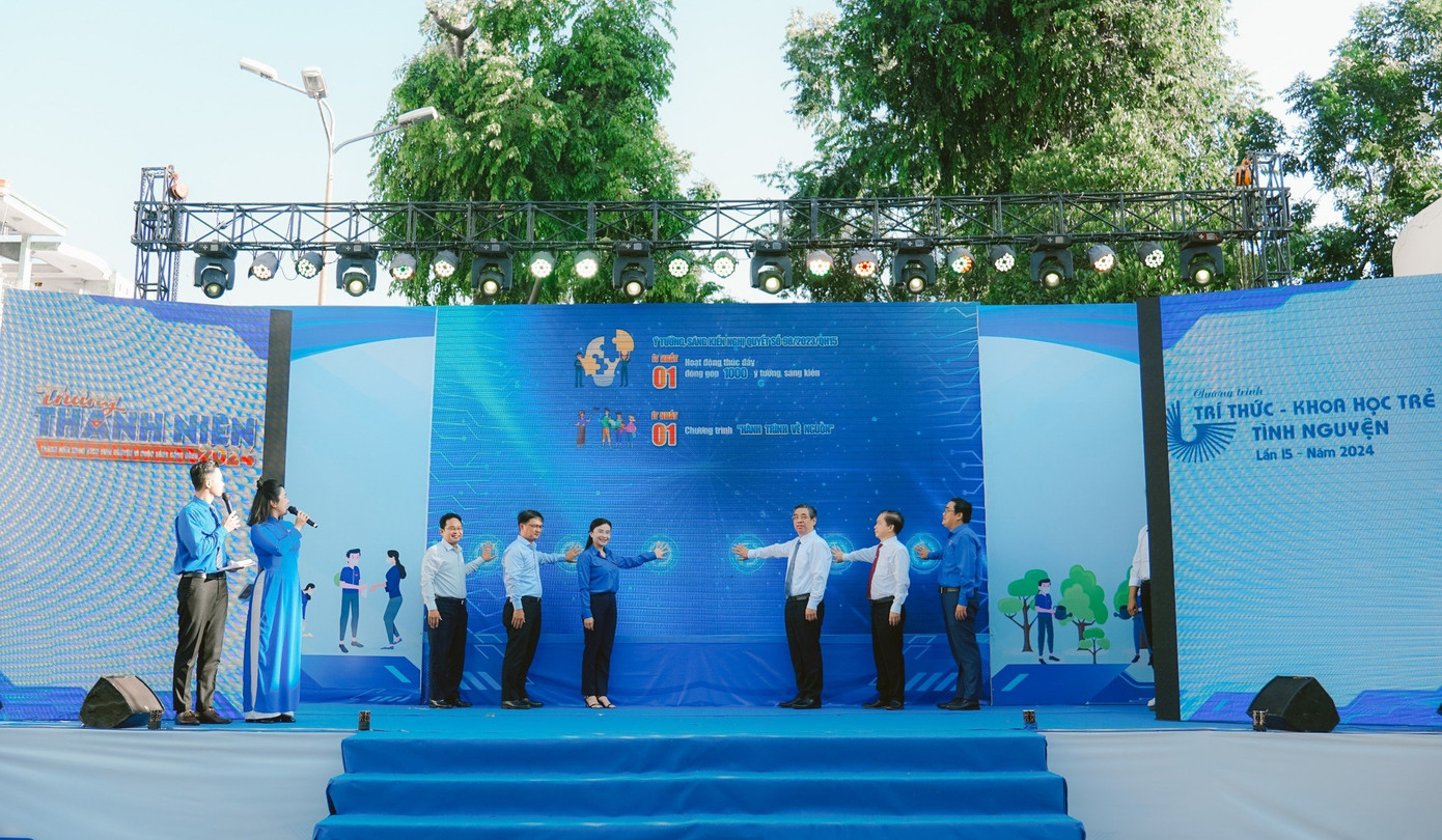 Tháng Thanh niên năm 2024 sẽ diễn ra từ ngày 24/2/2024 đến ngày 31/3/2024 với nhiều nội dung, công trình, phần việc thiết thực, ý nghĩa. Tháng Thanh niên năm 2024 sẽ diễn ra từ ngày 24/2/2024 đến ngày 31/3/2024 với nhiều nội dung, công trình, phần việc thiết thực, ý nghĩa.