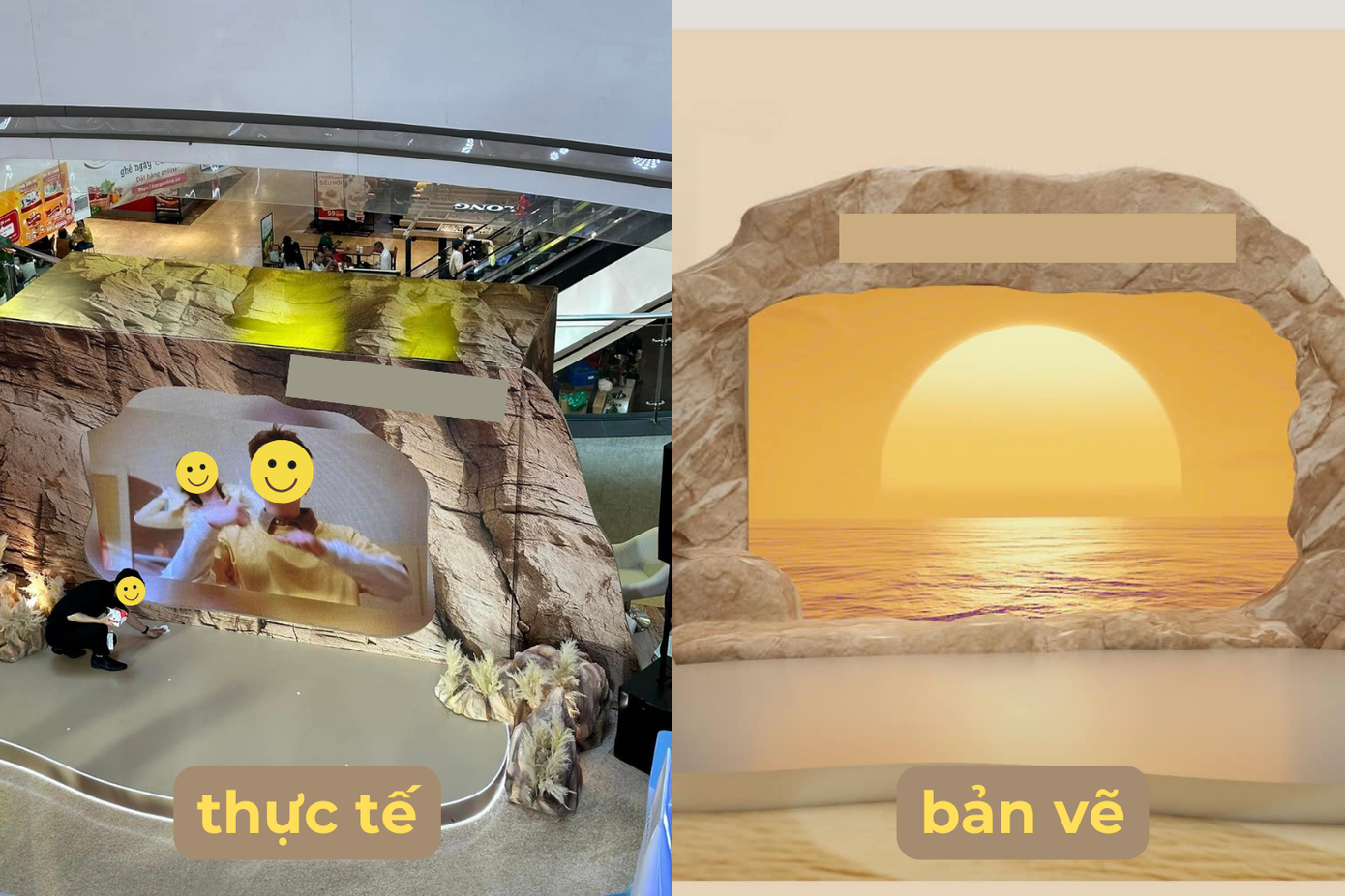 Hình ảnh được Đ.H chụp từ sự kiện và bản vẽ trước đó anh cung cấp với nhãn hàng S. Ảnh: FBNV. Hình ảnh được Đ.H chụp từ sự kiện và bản vẽ trước đó anh cung cấp với nhãn hàng S. Ảnh: FBNV.