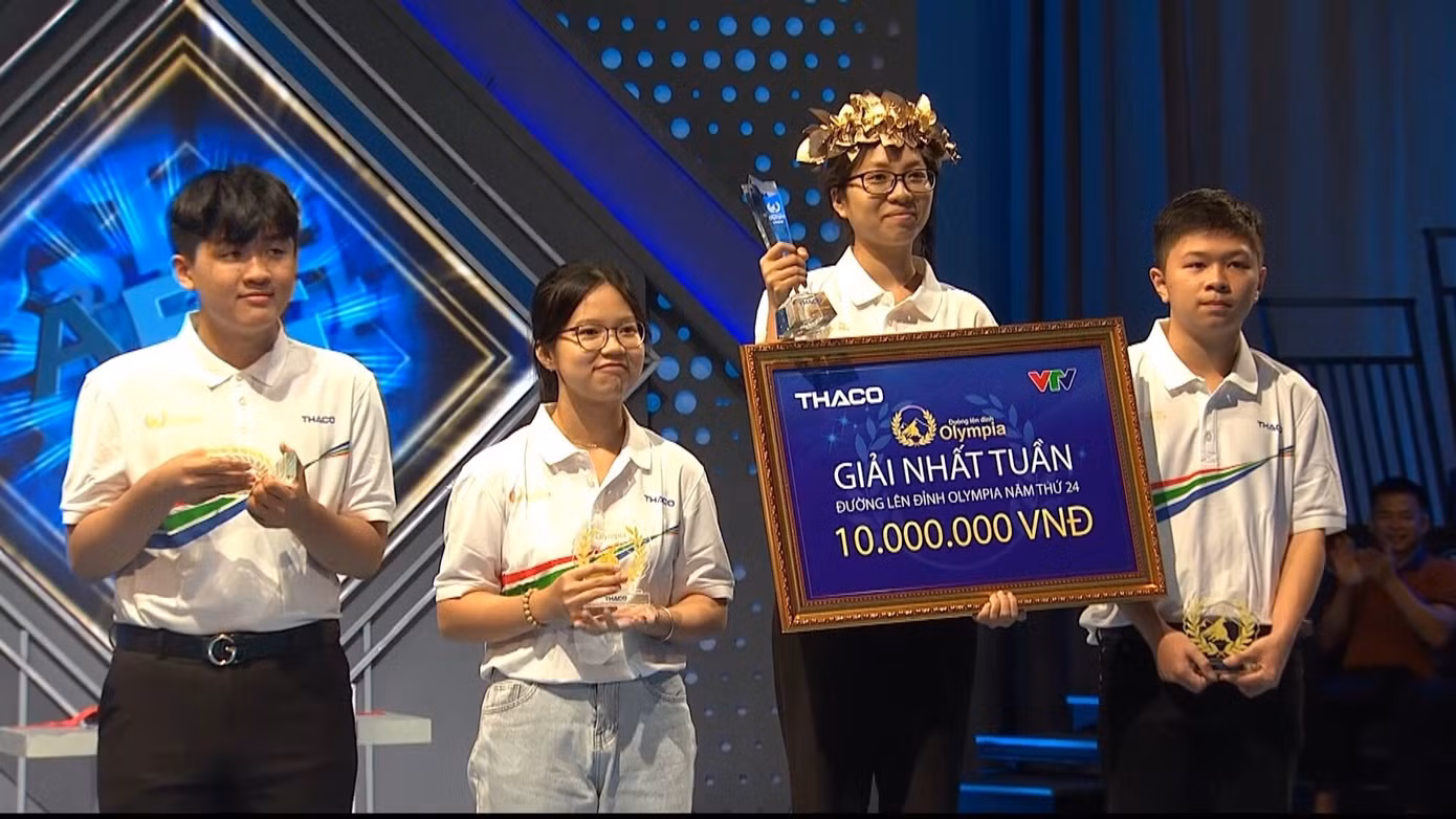 Phương Thảo chính là nhân vật "mở màn" cho Đường Lên Đỉnh Olympia năm thứ 24.