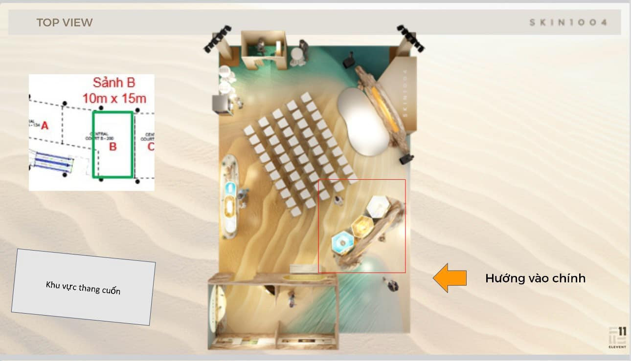 Hình ảnh được Đ.H chụp từ sự kiện và bản vẽ trước đó anh cung cấp với nhãn hàng S. Ảnh: FBNV. Hình ảnh được Đ.H chụp từ sự kiện và bản vẽ trước đó anh cung cấp với nhãn hàng S. Ảnh: FBNV.
