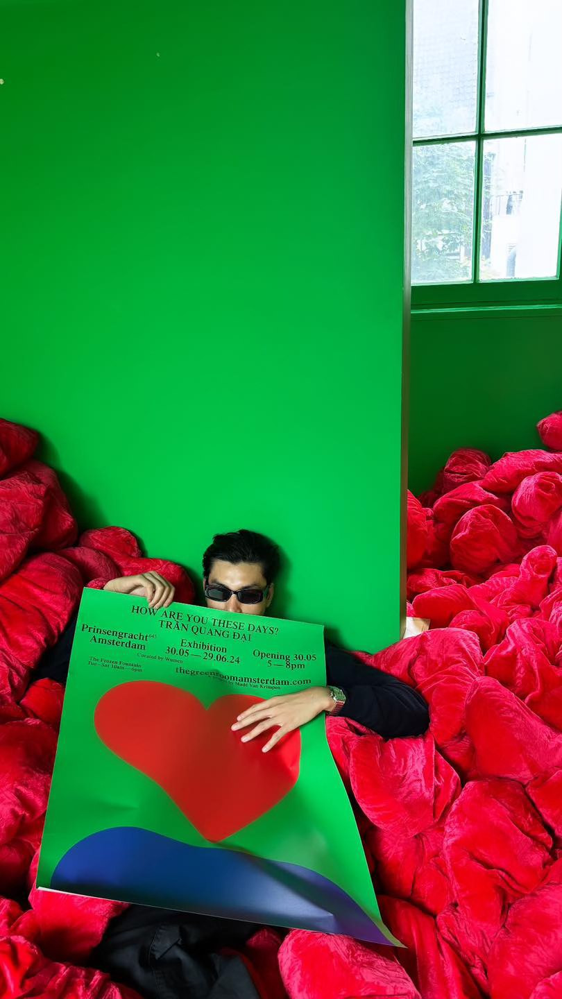 Nhiều người không thể cảm nổi trước cách phối màu gây "tức mắt" của Quang Đại.