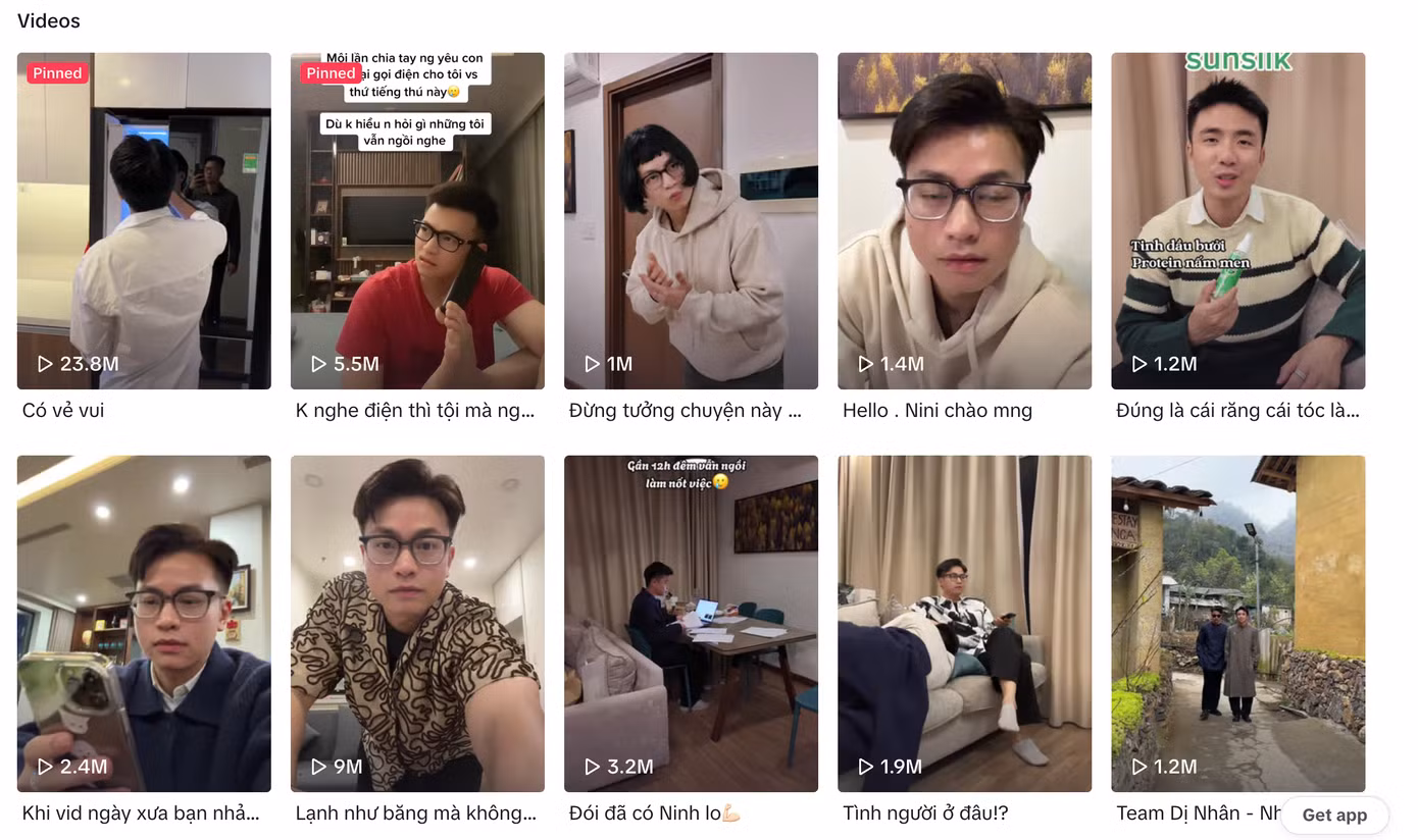 Loạt nội dung tưởng "vô tri" nhưng viral thì thôi nhé của Ninh Anh Bùi - Tùng Dương.