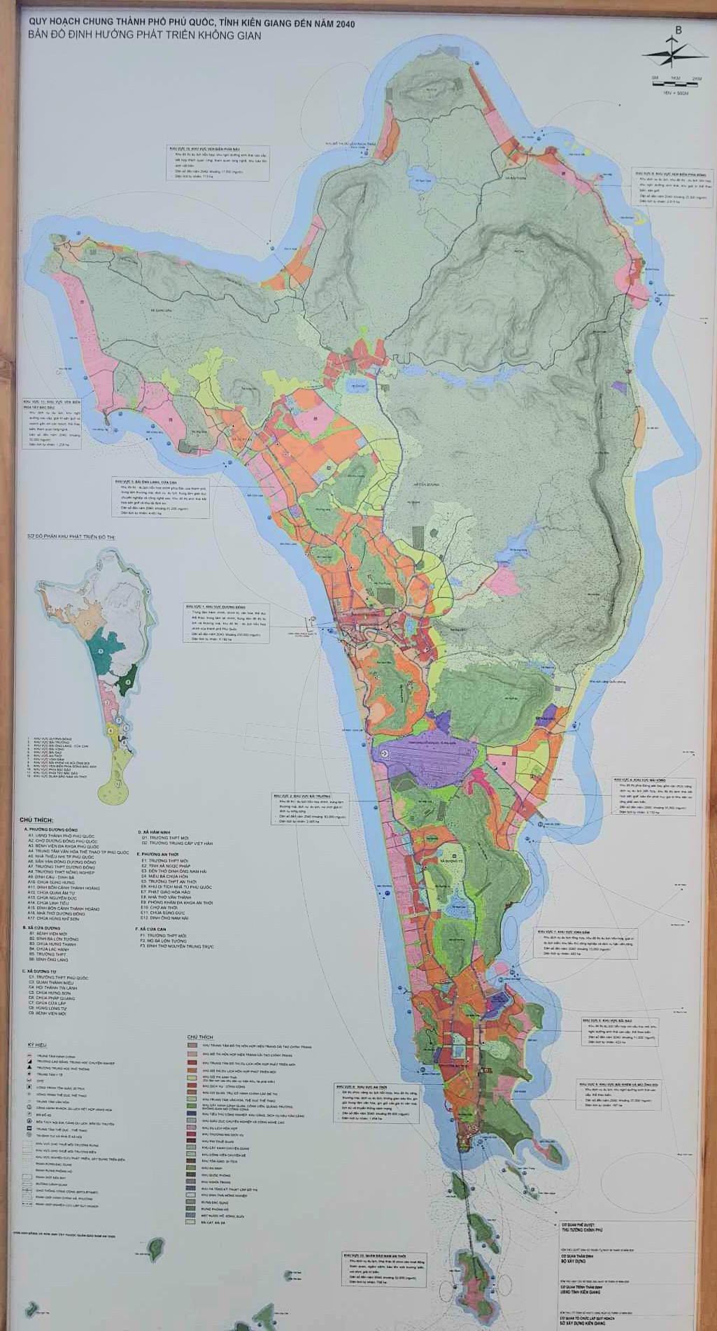 Quy hoạch các khu vực phát triển Phú Quốc trong tương lai.